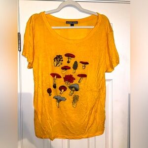Prince Peter Yellow Mushroom Shirt - Large